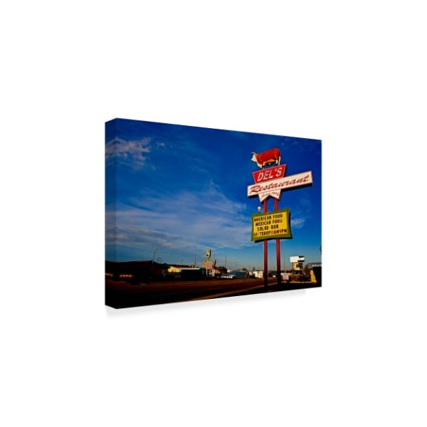 American School 'Route 66 Restaurant' Canvas Art,16x24